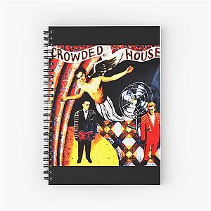 wallpaper Crowded House rock band Ecelna Spiral Notebook