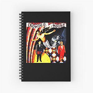 wallpaper Crowded House rock band Ecelna Classic Classic Spiral Notebook