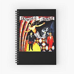 wallpaper Crowded House rock band Ecelna Spiral Notebook