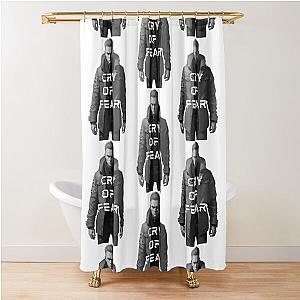 Black Cry of Fear Simon Henriksson Shower Curtain