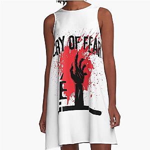 A cry of fear from the demon world A line dress.