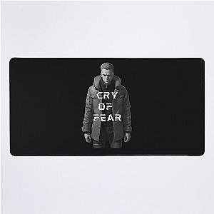 Black Cry Fear Simon Henriksson Desk Mat