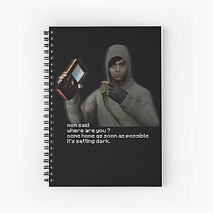 Simon Henriksson From Cry Of Fear The Phone Message Spiral Notebook