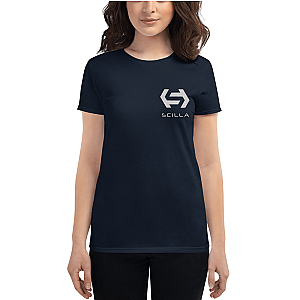 Zilliqa T-shirts - Scilla Women's Embroidered Short Sleeve T-Shirt TCP1607