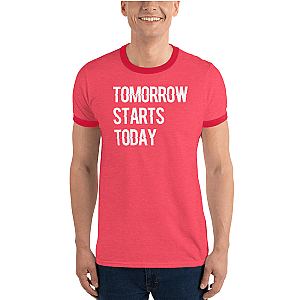 Zilliqa T-shirts - Tomorrow starts today  Men's Ringer T-Shirt TCP1607