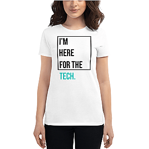 Zilliqa T-shirts - I'm here for the tech Women's Short Sleeve T-Shirt TCP1607