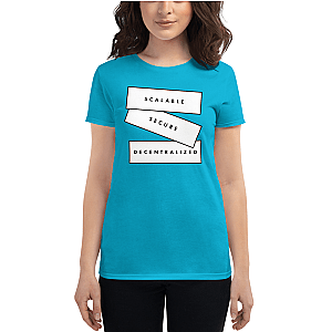 Zilliqa T-shirts - Scalable, secure, decetralized Women's Short Sleeve T-Shirt TCP1607