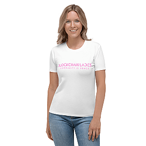 Crypto Merch - Blockchain Ladies Women's T-shirt TCP1607