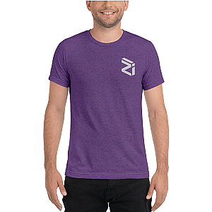 Zilliqa T-shirts - Men's Embroidered Tri-Blend T-Shirt TCP1607