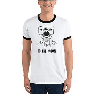 Zilliqa T-shirts – Zilliqa to the moon Men's Ringer T-Shirt TCP1607