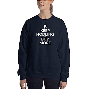 Bitcoin Merch - Keep hodling Women’s Crewneck Sweatshirt TCP1607