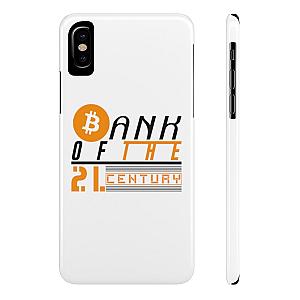 Bitcoin Merch - Bank of the 21. centuryCase Mate Slim Phone Cases TCP1607