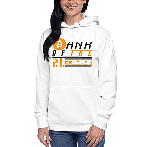 Bitcoin Merch - Bank of the 21. century Women’s Pullover Hoodie TCP1607