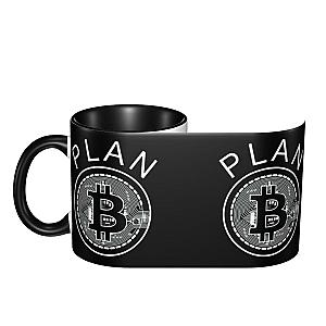 Bitcoin Mugs - Plan Bitcoin Logo Printed Mug