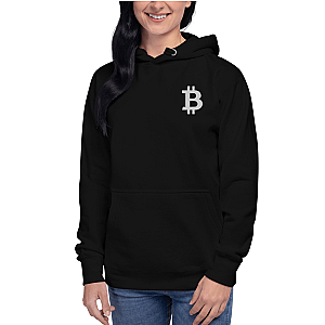 Bitcoin Merch - Women’s Embroidered Pullover Hoodie TCP1607