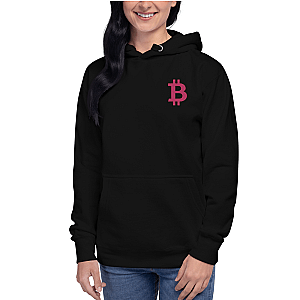 Bitcoin Merch - Women’s Embroidered Pullover Hoodie TCP1607