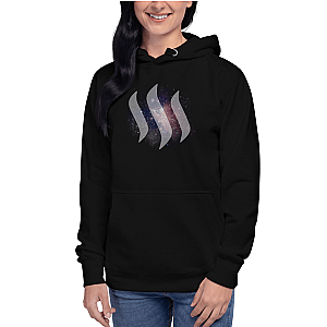 Steem Merch - Universe Women’s Embroidered Pullover Hoodie TCP1607