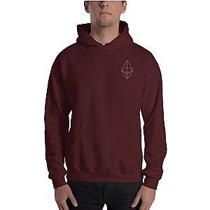 Ethereum Merch - Line design Men’s Embroidered Hoodie TCP1607