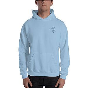 Ethereum Merch - Line design Men’s Embroidered Hoodie TCP1607