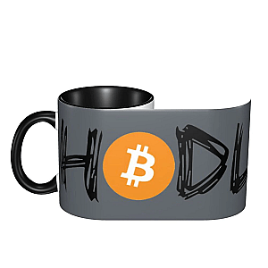 Crypto Mugs - Promo HODL Bitcoin BTC Crypto Mug