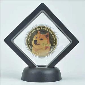 Crypto Merch - Hot Cryptocurrency Shiba Inu Coin Showing Stand