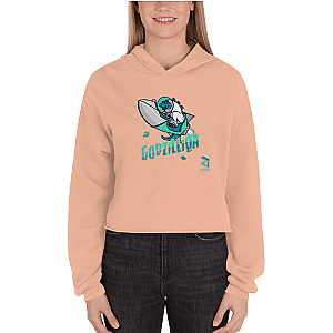 Zilliqa Merch - Godzilliqa Woman Crop Hoodie TCP1607