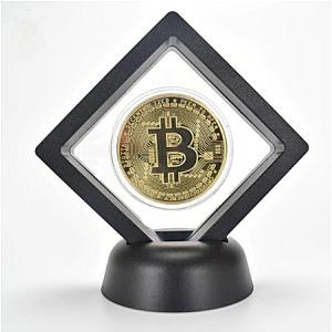 Crypto Merch - Hot Cryptocurrency Bitcoin Coin Showing Stand