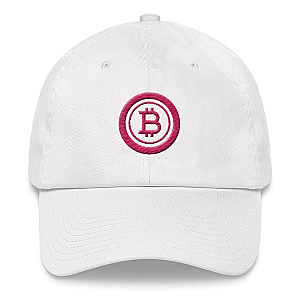 Bitcoin Merch pink - Baseball Cap TCP1607