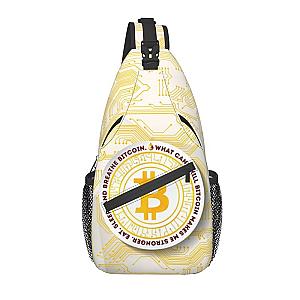 Bitcoin Crypto Crossbody Sling Backpack for Men