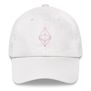 Ethereum Merch - Line design (Pink) Baseball Cap TCP1607