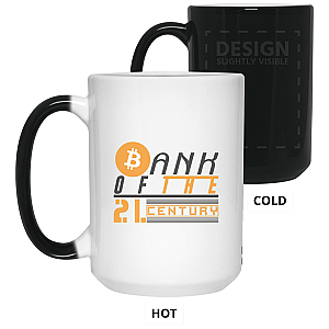 Bitcoin Merch - Bank of the 21. century  15 oz. Color Changing Mug TCP1607