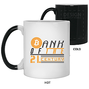 Bitcoin Merch - Bank of the 21. century  11oz. Color Changing Mug TCP1607