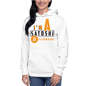 Bitcoin Merch - I'm a satoshi billionaire Women’s Pullover Hoodie TCP1607