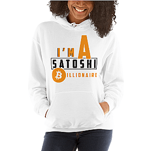 Bitcoin Merch - I'm a satoshi billionaire Women’s Hoodie TCP1607