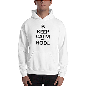 Bitcoin Merch - Keep calm Men's Hoodie TCP1607