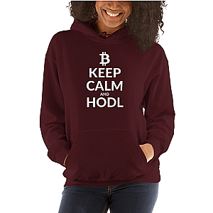 Bitcoin Merch - Keep calm Women’s Hoodie TCP1607