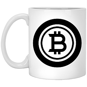 Bitcoin Merch - Black 11oz. White Mug TCP1607