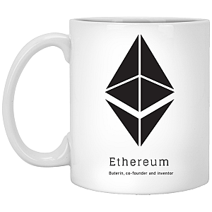 Ethereum Merch - Buterin, co-founder and inventor11oz. White Mug TCP1607