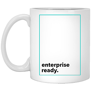 Zilliqa Merch - Enterprise Ready 11 oz. White Mug TCP1607