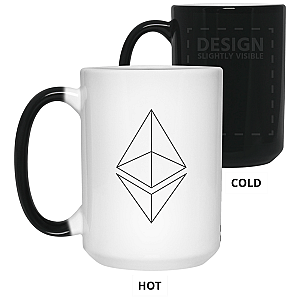 Ethereum Merch - Line design 15 oz. Color Changing Mug TCP1607