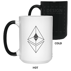 Ethereum Merch - Line design 15 oz. Color Changing Mug TCP1607