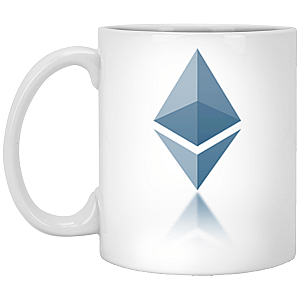 Ethereum Merch - Reflection design 11oz. White Mug TCP1607