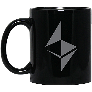 Ethereum Merch - Surface design 11 oz. Black Mug TCP1607