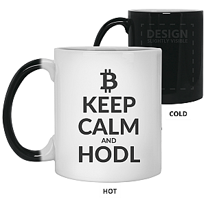 Bitcoin Merch - Keep clam 11 oz. Color Changing Mug TCP1607