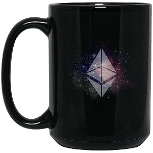 Ethereum Merch - Universe 15 oz. Black Mug TCP1607