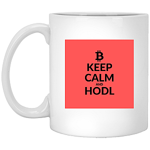 Bitcoin Merch - Keep clam 11 oz. White Mug TCP1607