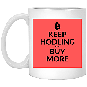 Bitcoin Merch - Keep hodling 11 oz. White Mug TCP1607