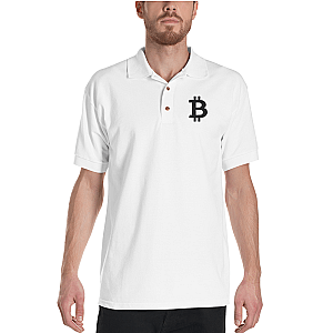 Bitcoin Merch - Men's Embroidered Polo Shirt TCP1607