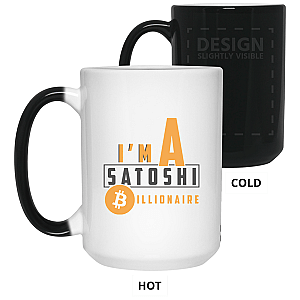 Zilliqa Merch - I'm a satoshi billionaire 15 oz. Color Changing Mug TCP1607