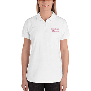 Crypto Merch - Blockchain Ladies Embroidered Women's Polo TCP1607